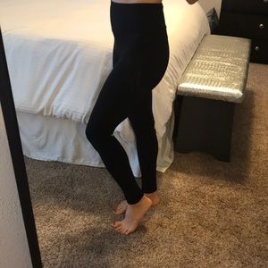 Gymshark high waisted black workout leggings